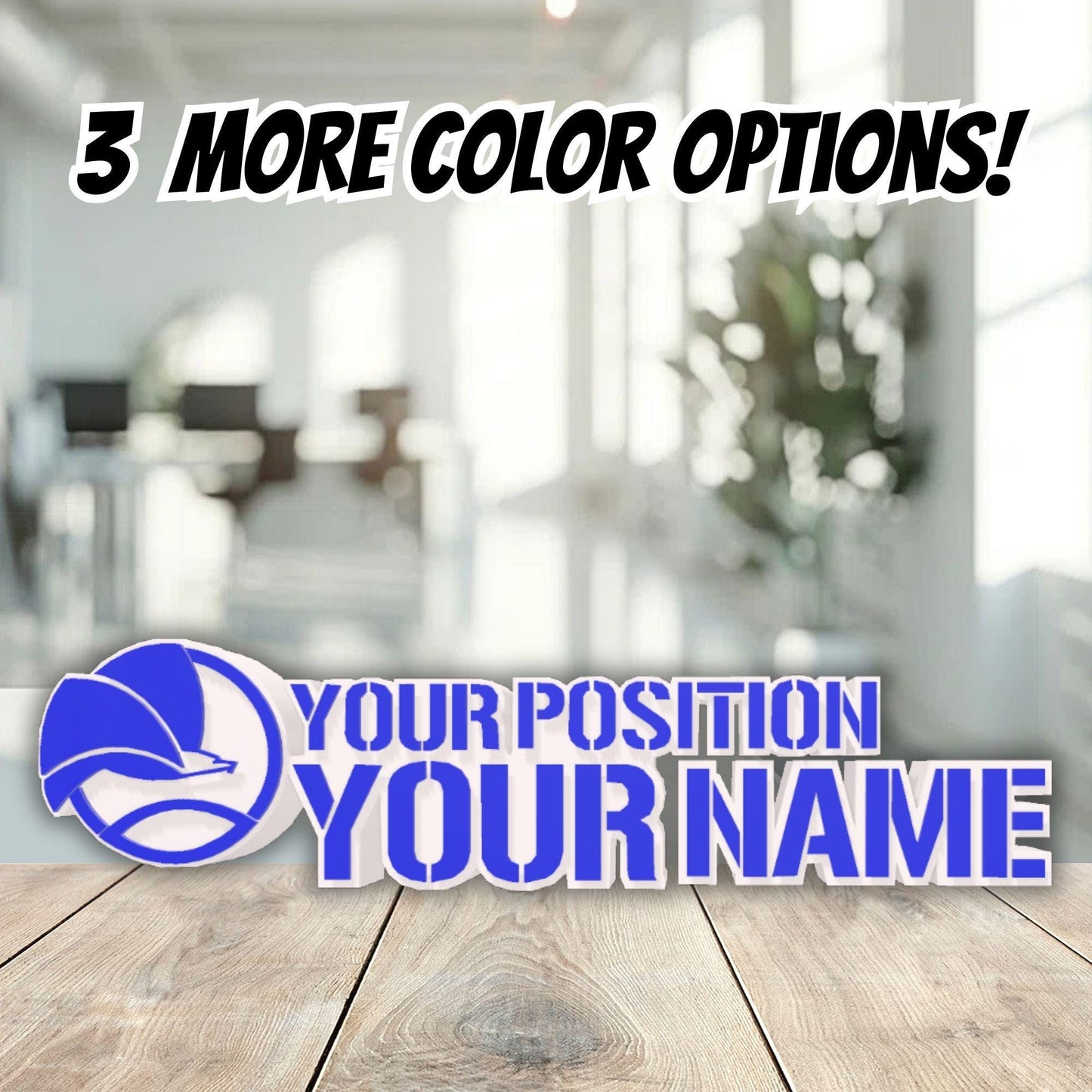 Personalized DEA Desk Name Plate, Drug Enforcement Administration Name Plaque, Gift for Boss