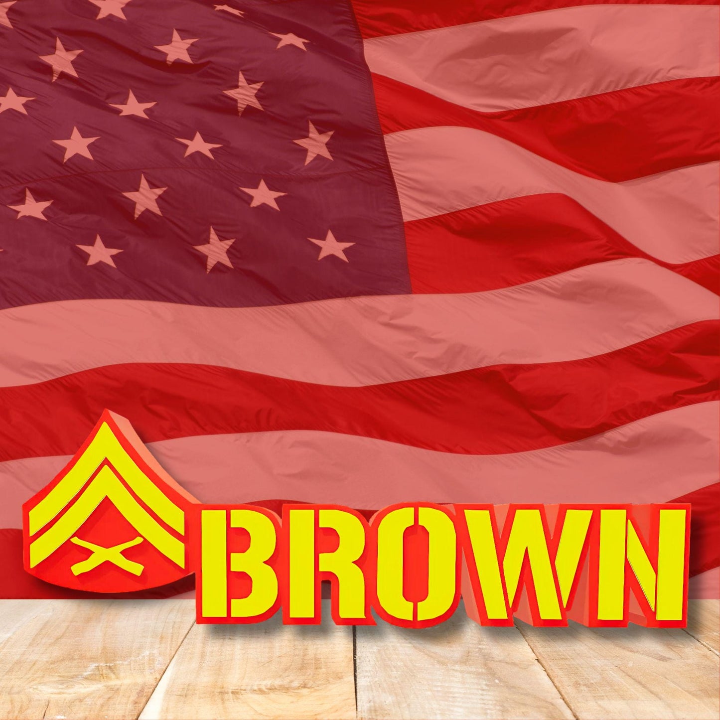 Personalized Corporal Rank Plaque, Marine Corps Promotion Gift, Cpl Desk Name Plate