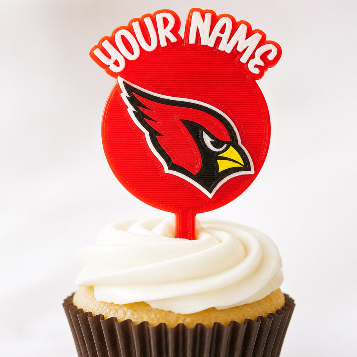 Arizona Cardinals Cupcake Topper