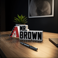 Personalized Arizona Diamondbacks Baseball Desk Name Plate