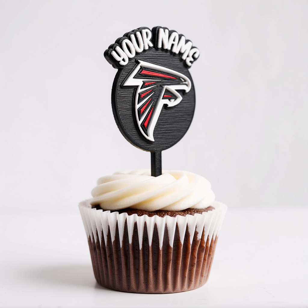 Atlanta Falcons Cupcake Topper