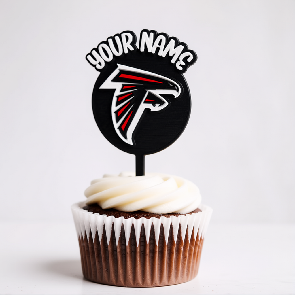Atlanta Falcons Cupcake Topper