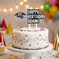 Baltimore Ravens Cake Topper