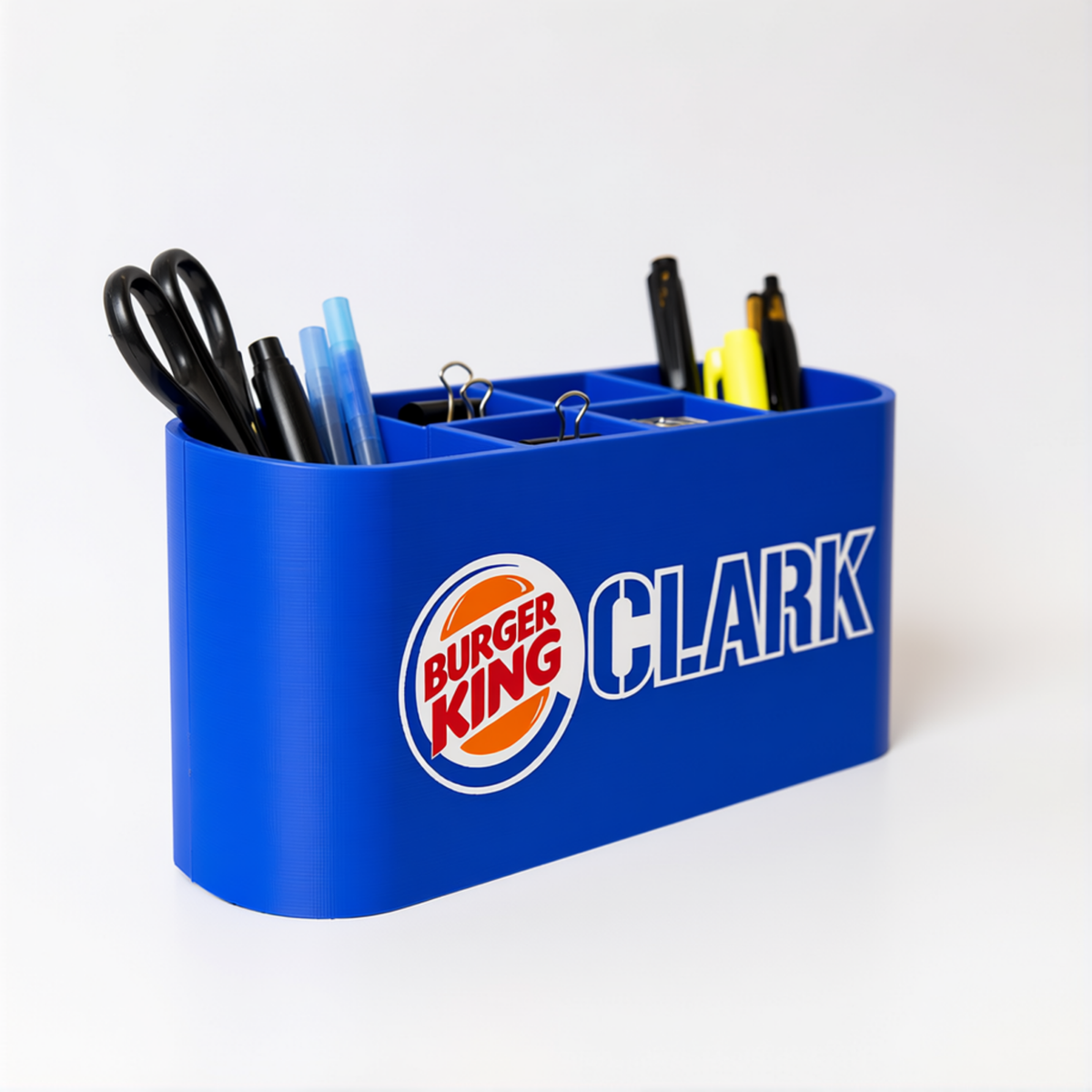 Personalized Burger King Desk Organizer