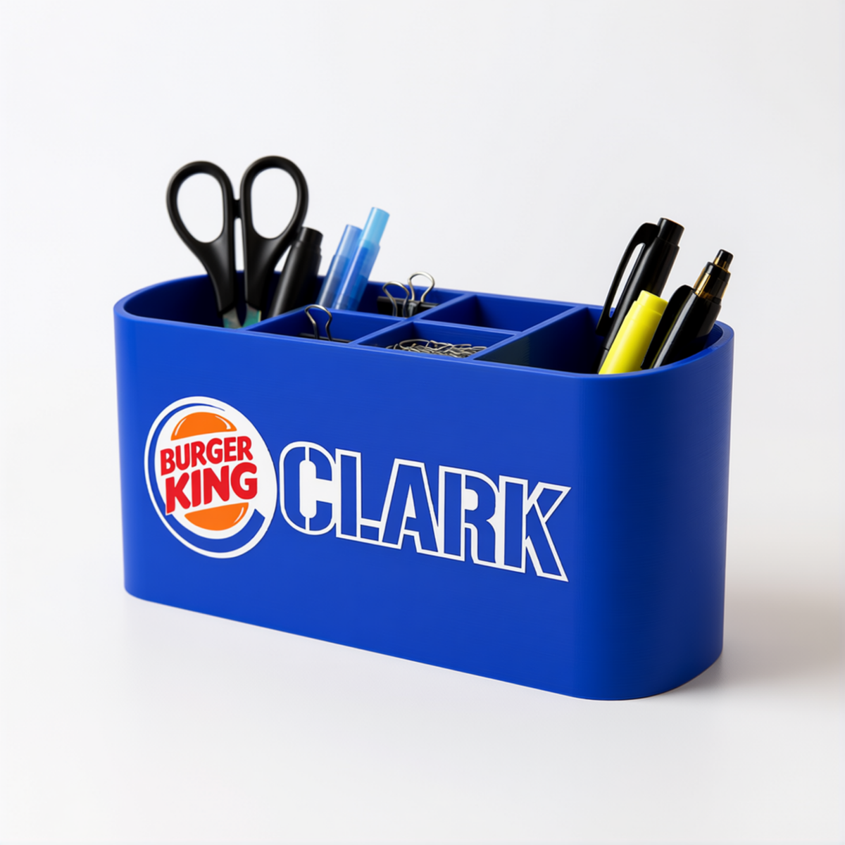 Personalized Burger King Desk Organizer