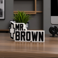 Personalized Chevrolet Desk Name Plate