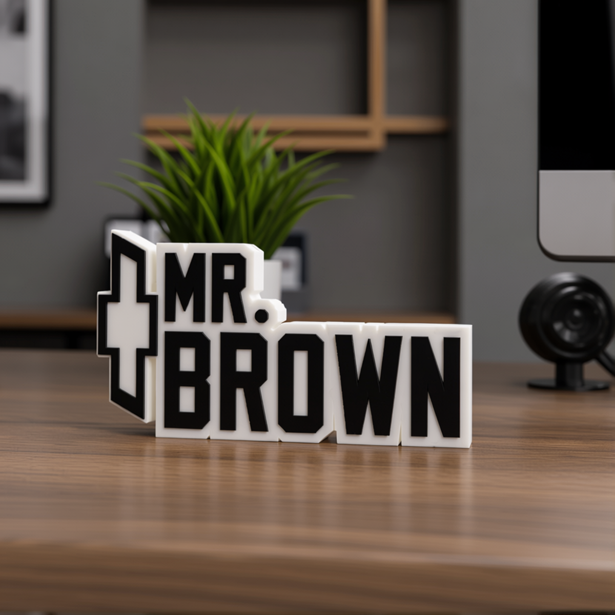 Personalized Chevrolet Desk Name Plate