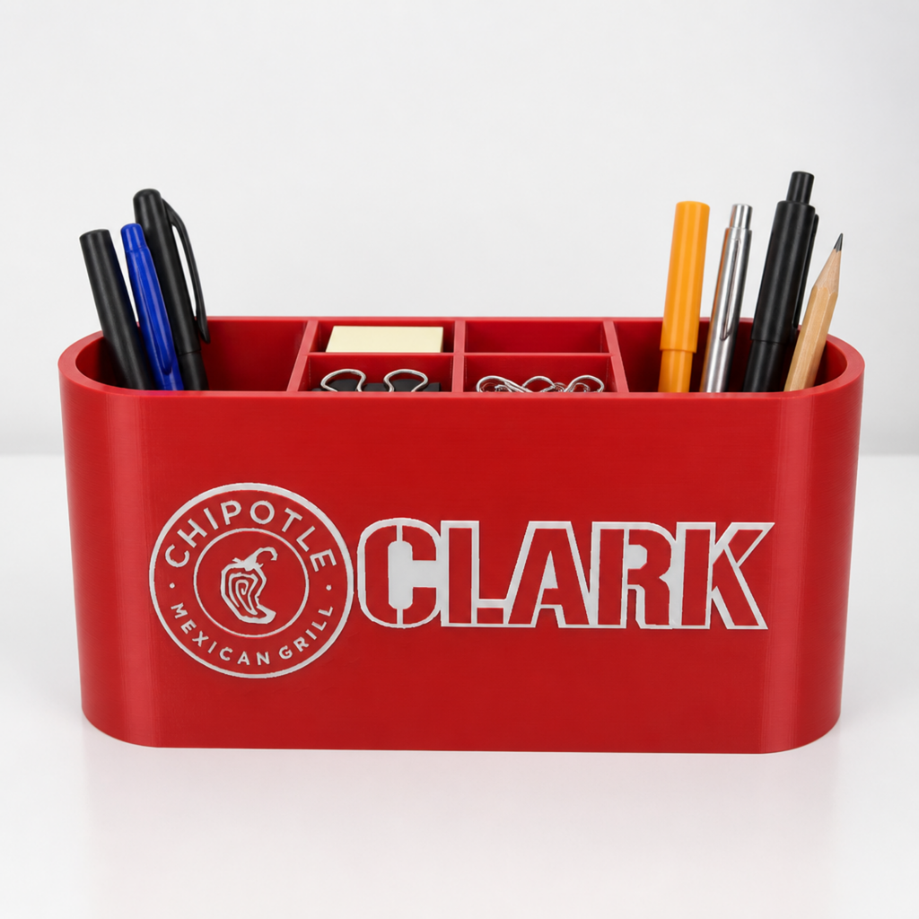 Personalized Chipotle Desk Organizer