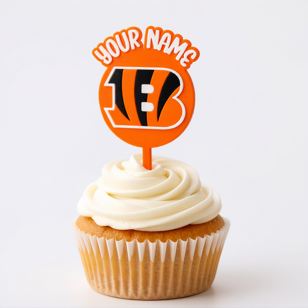Cincinnati Bengals Cupcake Topper