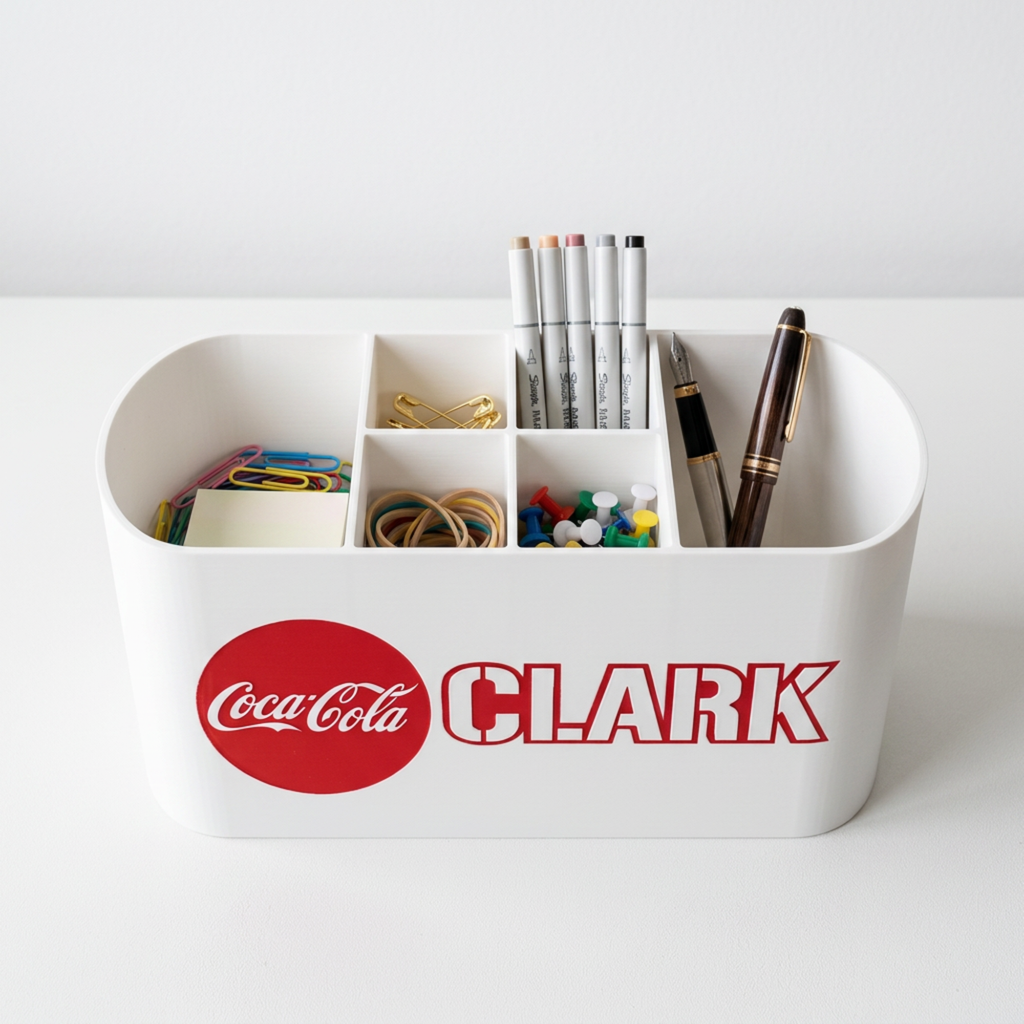 Personalized Coca-Cola Desk Organizer