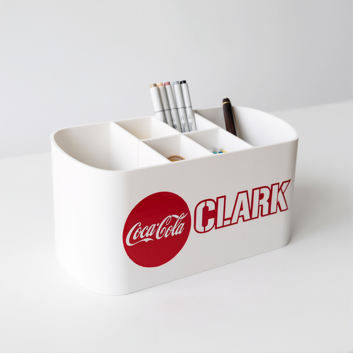 Personalized Coca-Cola Desk Organizer