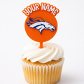 Denver Broncos Cupcake Topper