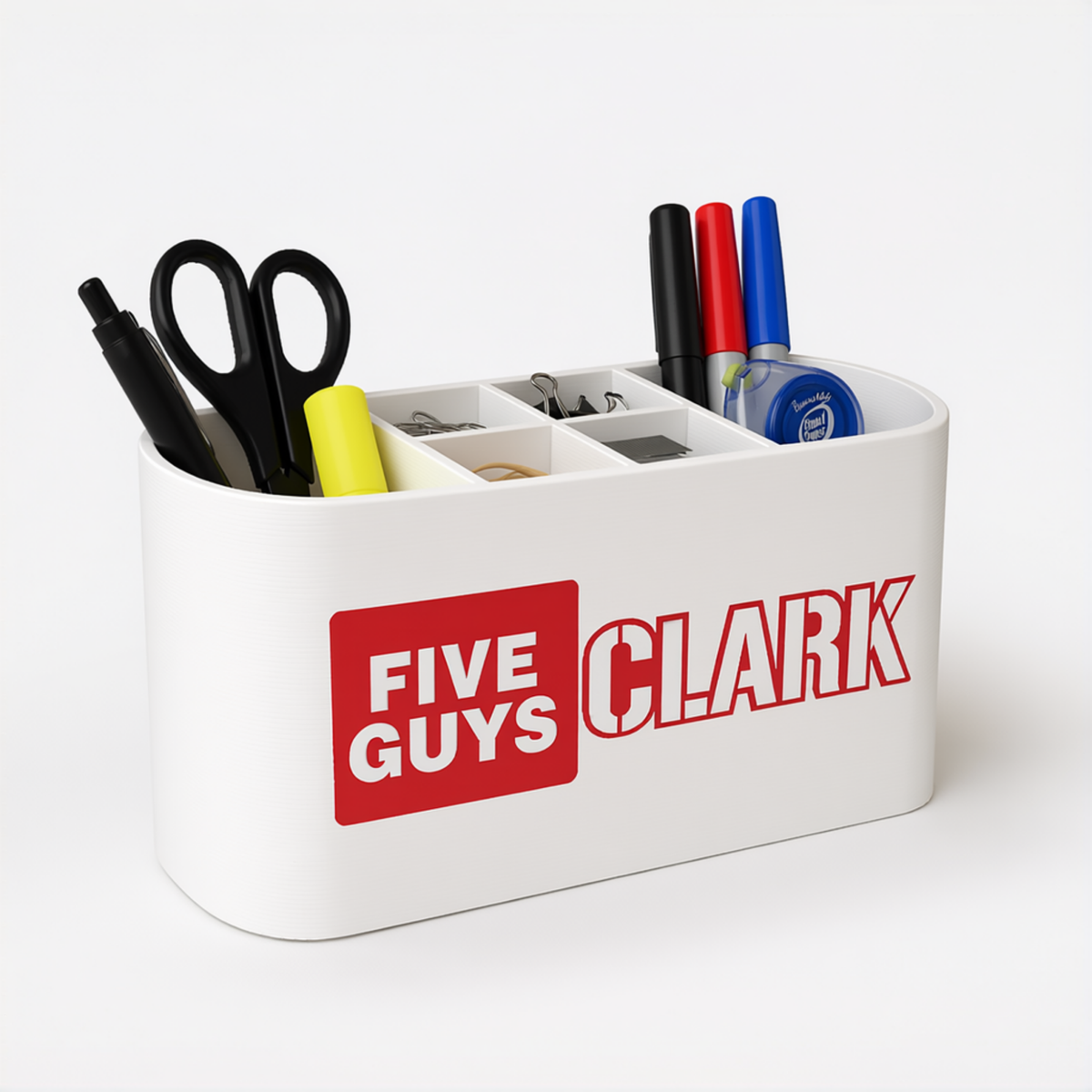 Personalized Five Guys Desk Organizer