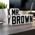 Personalized Genesis Desk Name Plate