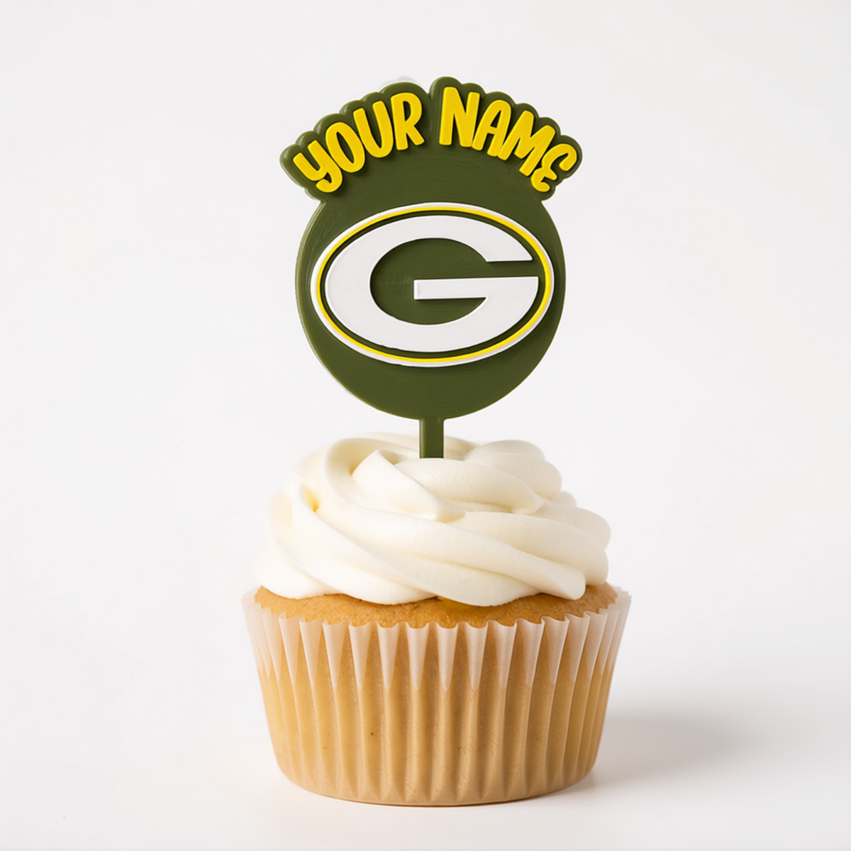 Green Bay Packers Cupcake Topper
