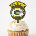 Green Bay Packers Cupcake Topper