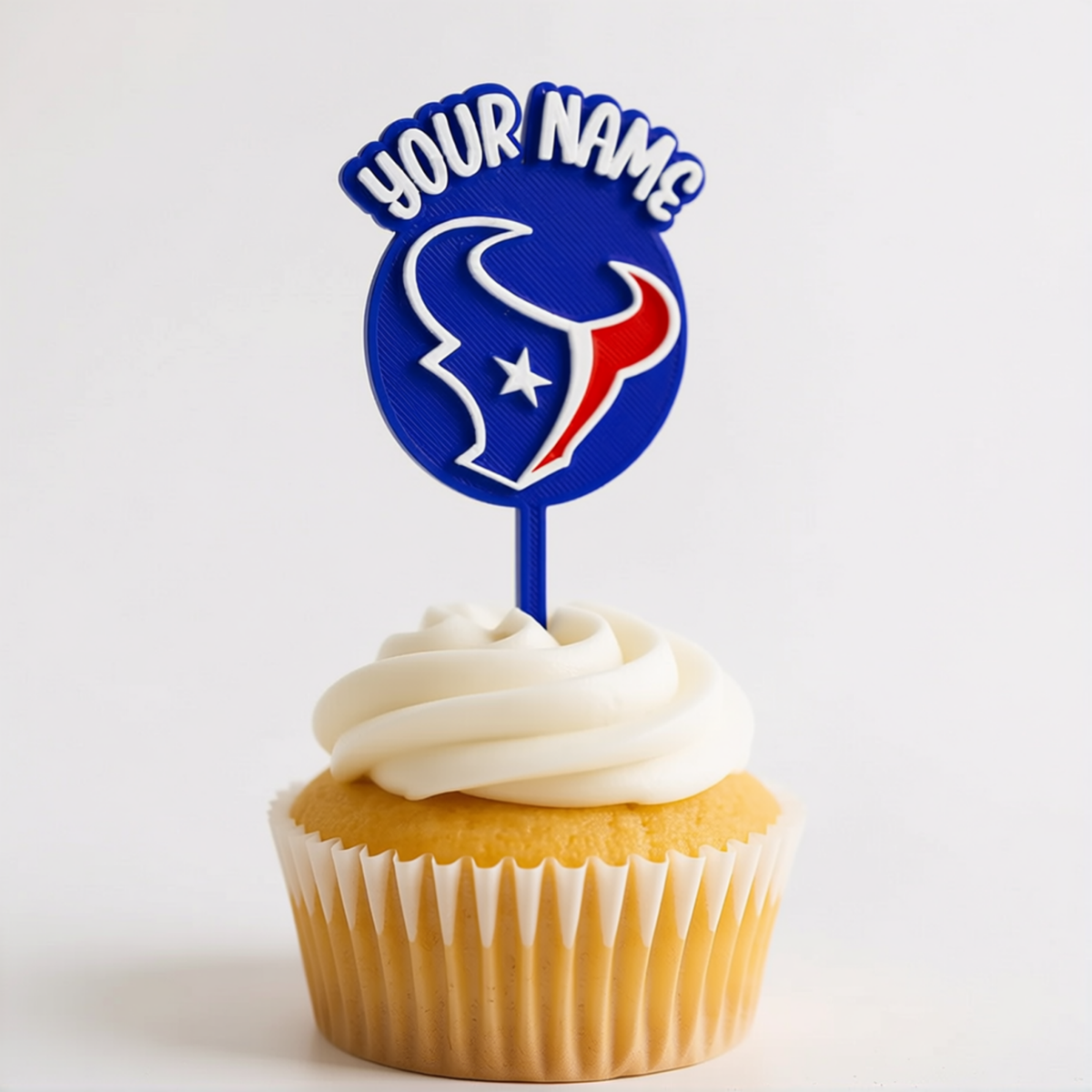 Houston Texans Cupcake Topper