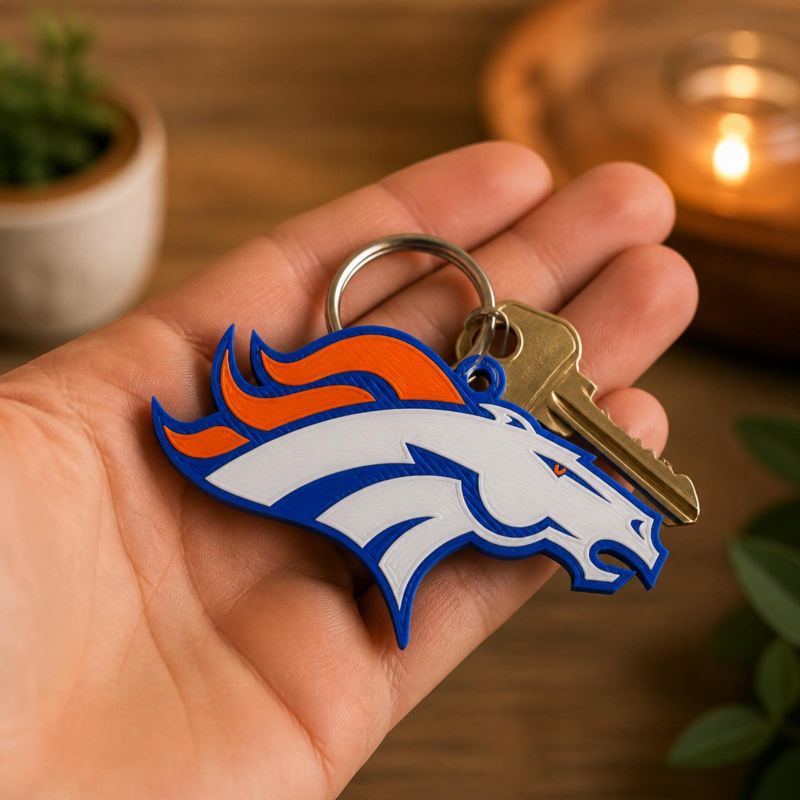 Broncos Keychain