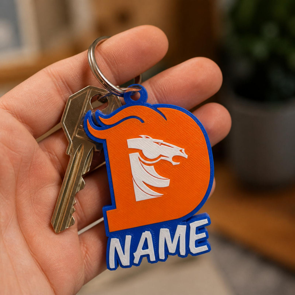 Broncos Keychain