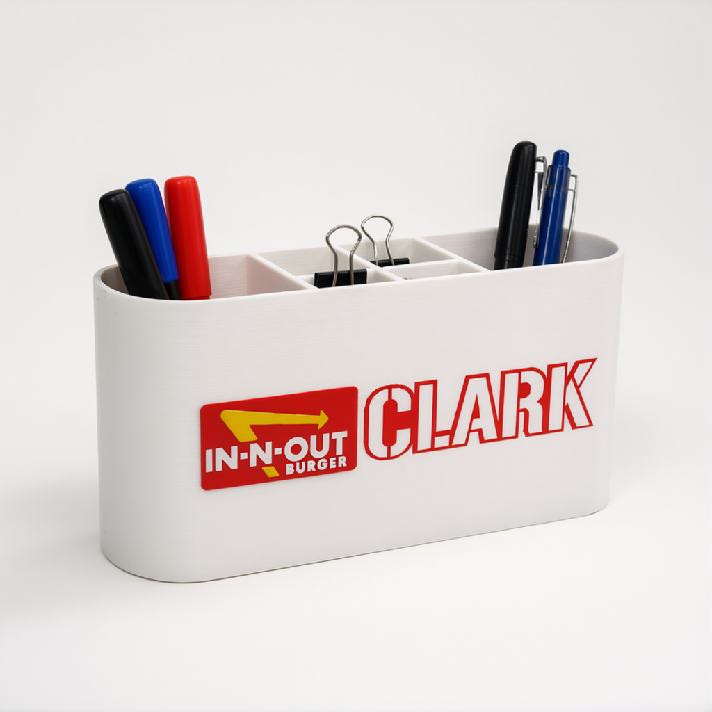 Personalized In-N-Out Burger Desk Organizer