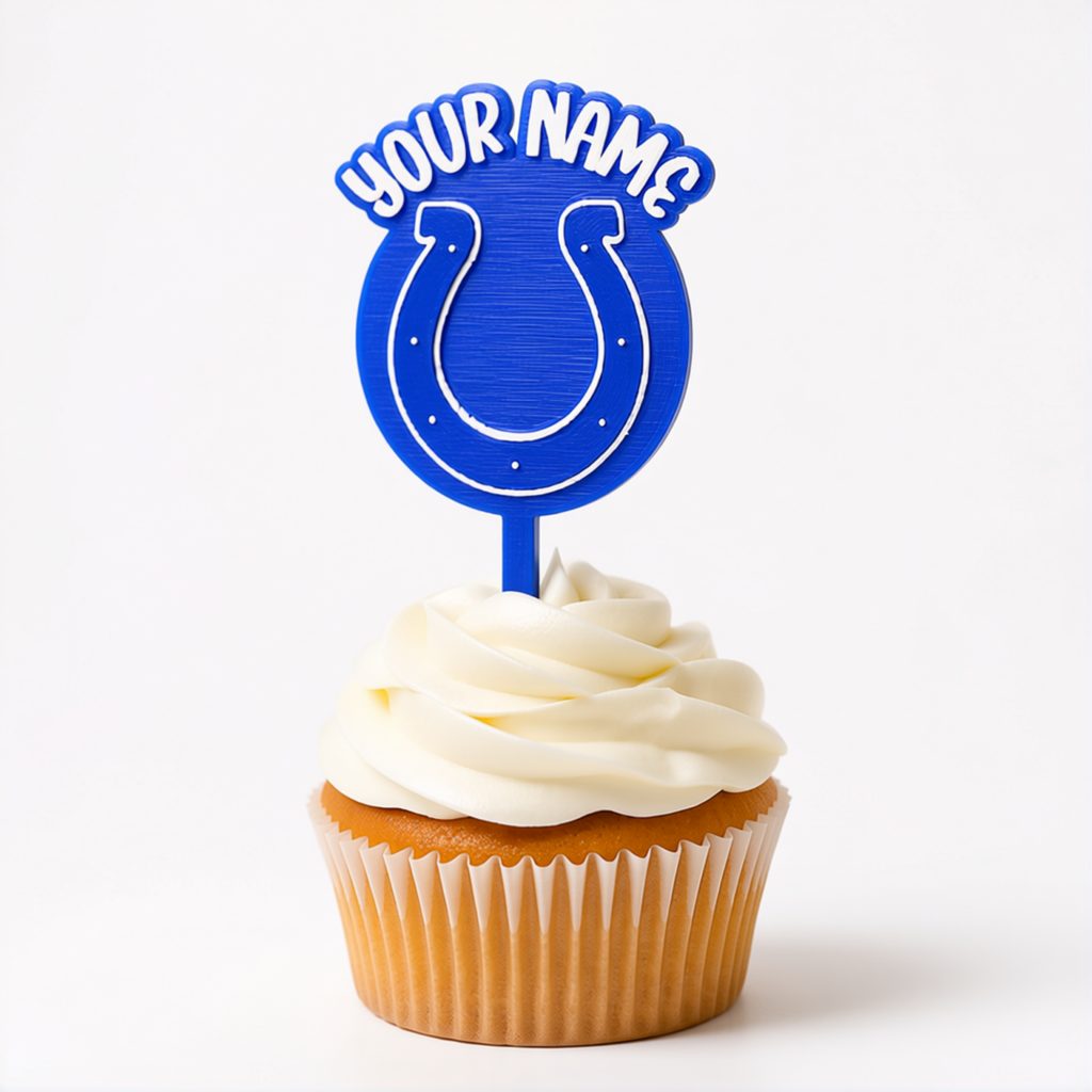 Indianapolis Colts Cupcake Topper