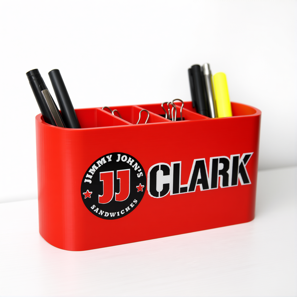 Personalized Jimmy John’s Desk Organizer