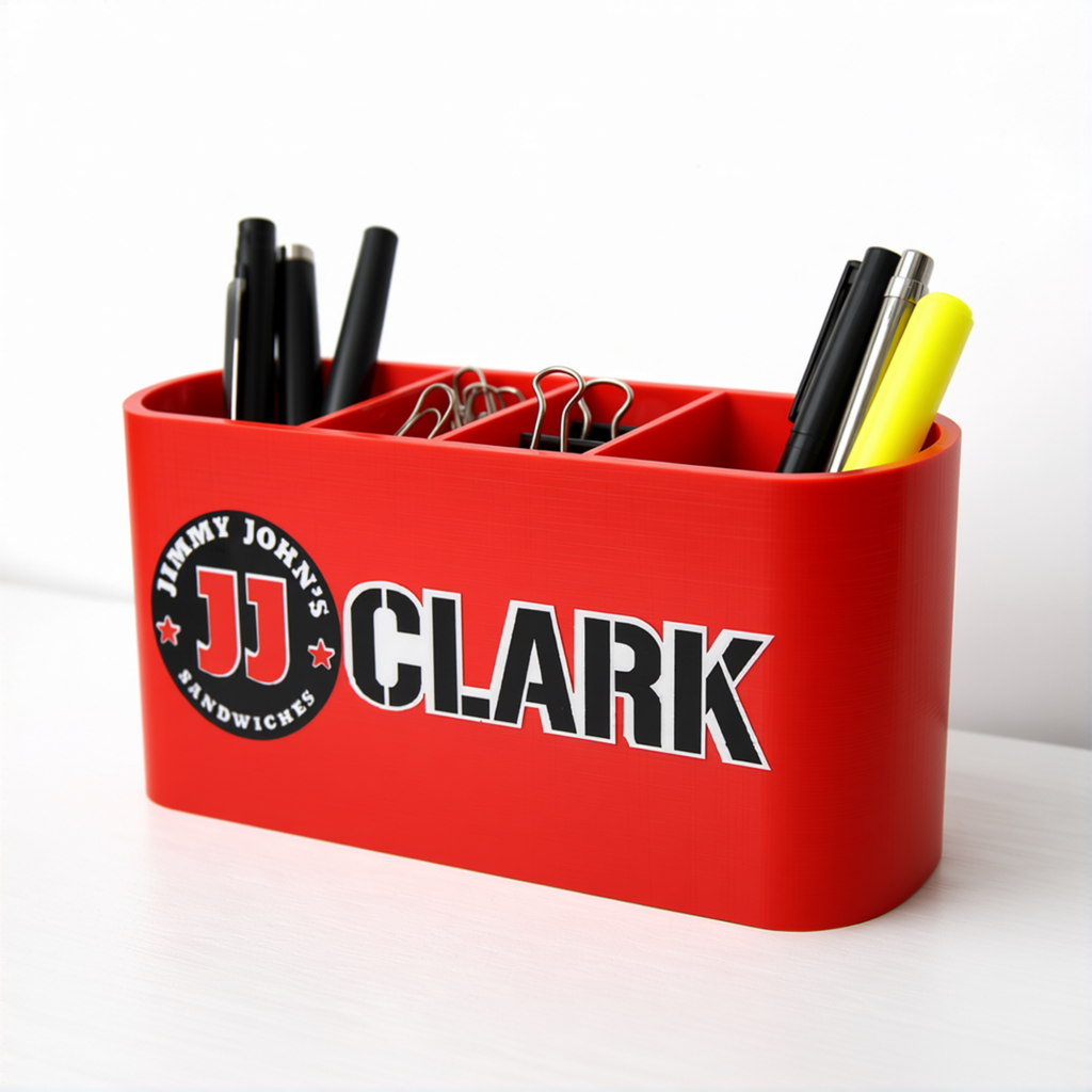 Personalized Jimmy John’s Desk Organizer