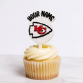 Kansas City Chiefs Cupcake Topper