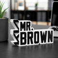 Personalized Kia Desk Name Plate