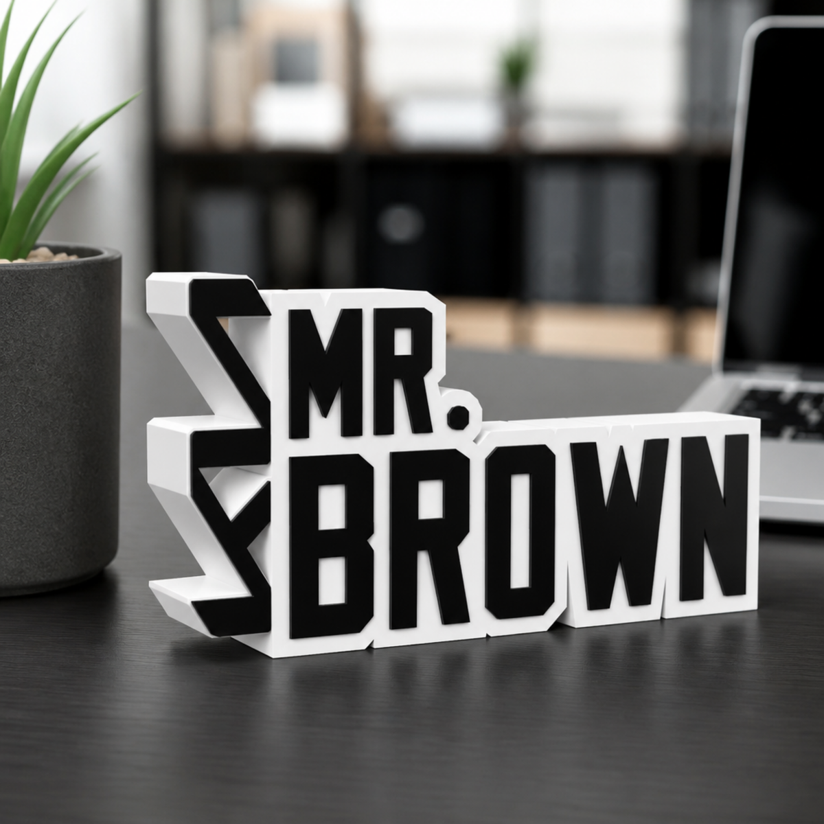 Personalized Kia Desk Name Plate