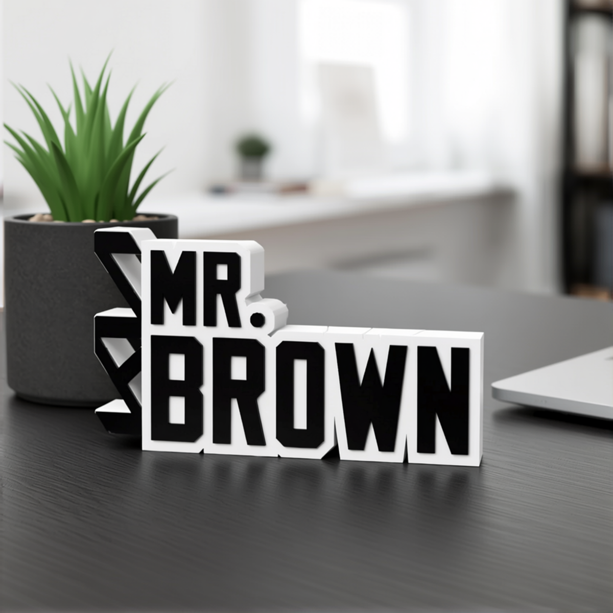 Personalized Kia Desk Name Plate