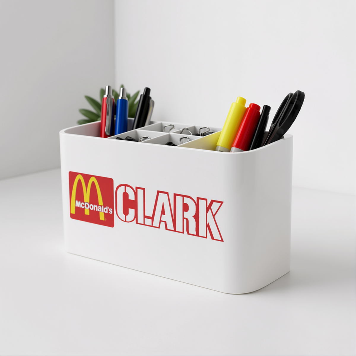 Personalized McDonald’s Desk Organizer
