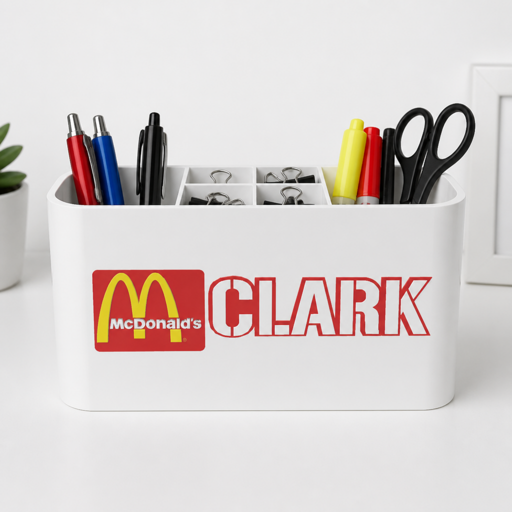 Personalized McDonald’s Desk Organizer