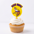 Minnesota Vikings Cupcake Topper