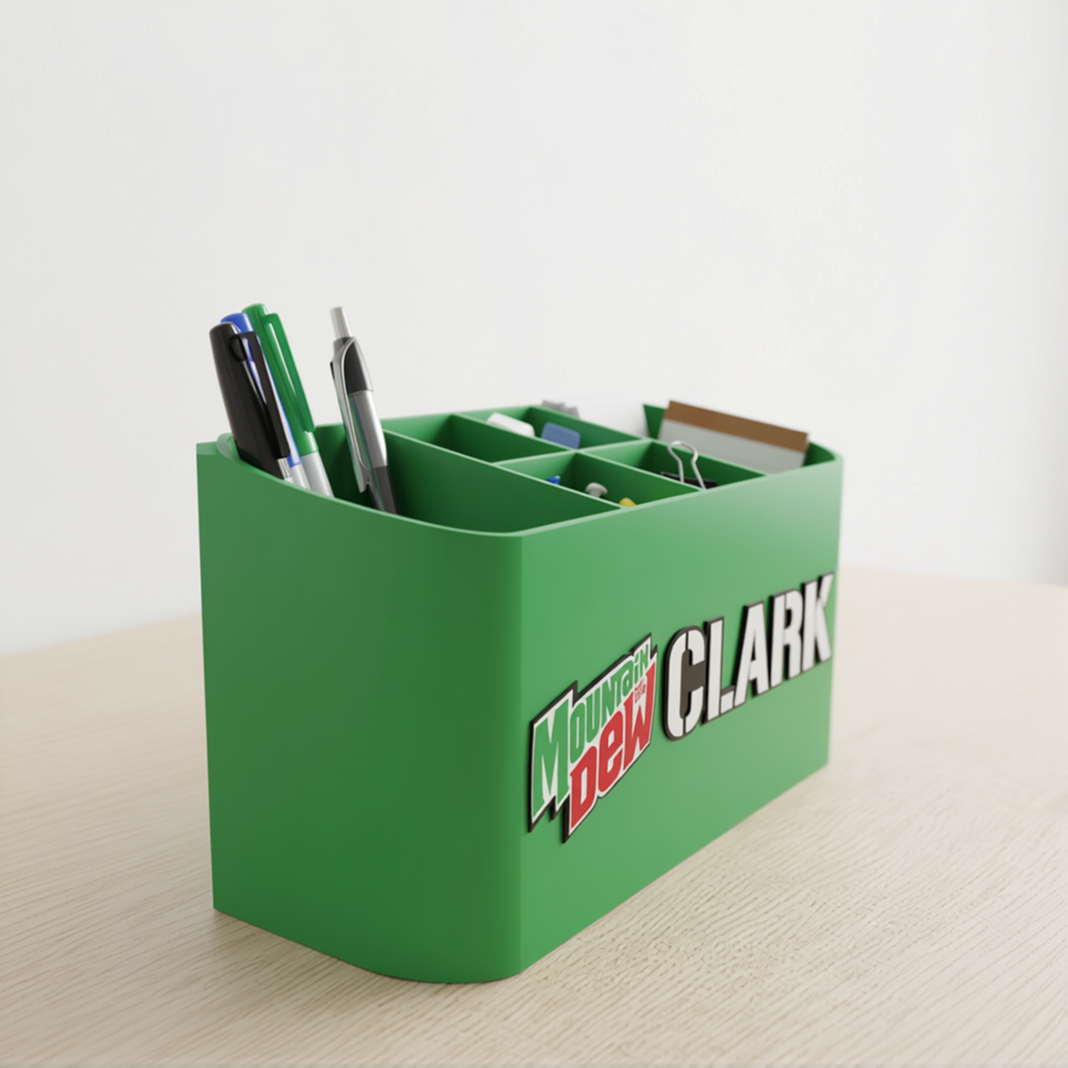 Personalized Mountain Dew Desk Organizer