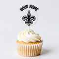 New Orleans Saints Cupcake Topper