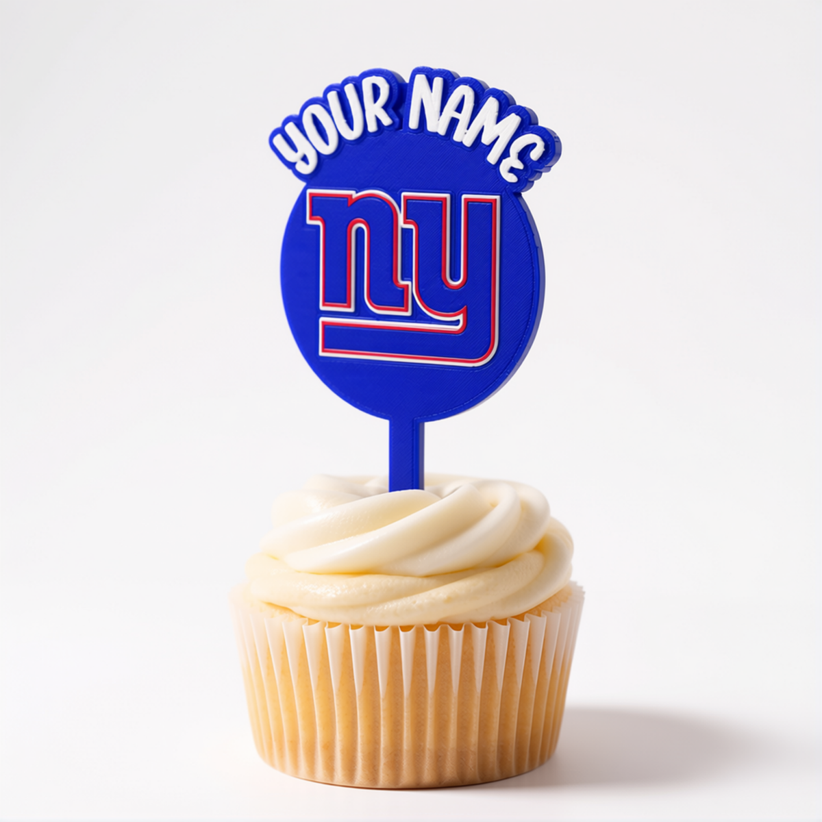 New York Giants Cupcake Topper
