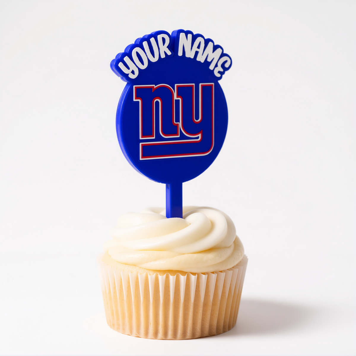 New York Giants Cupcake Topper