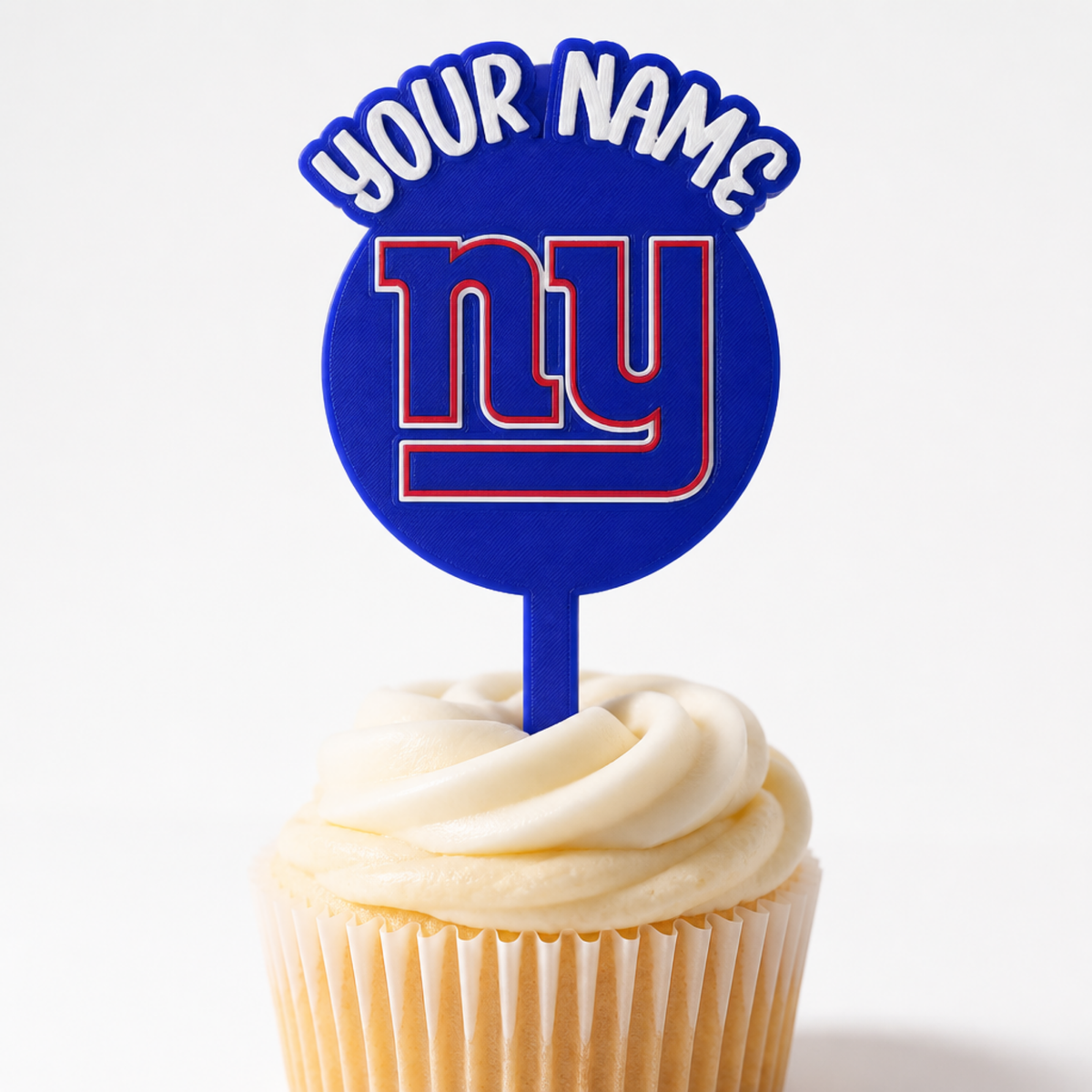 New York Giants Cupcake Topper