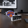 Personalized New York Knicks Basketball Desk Name Plate