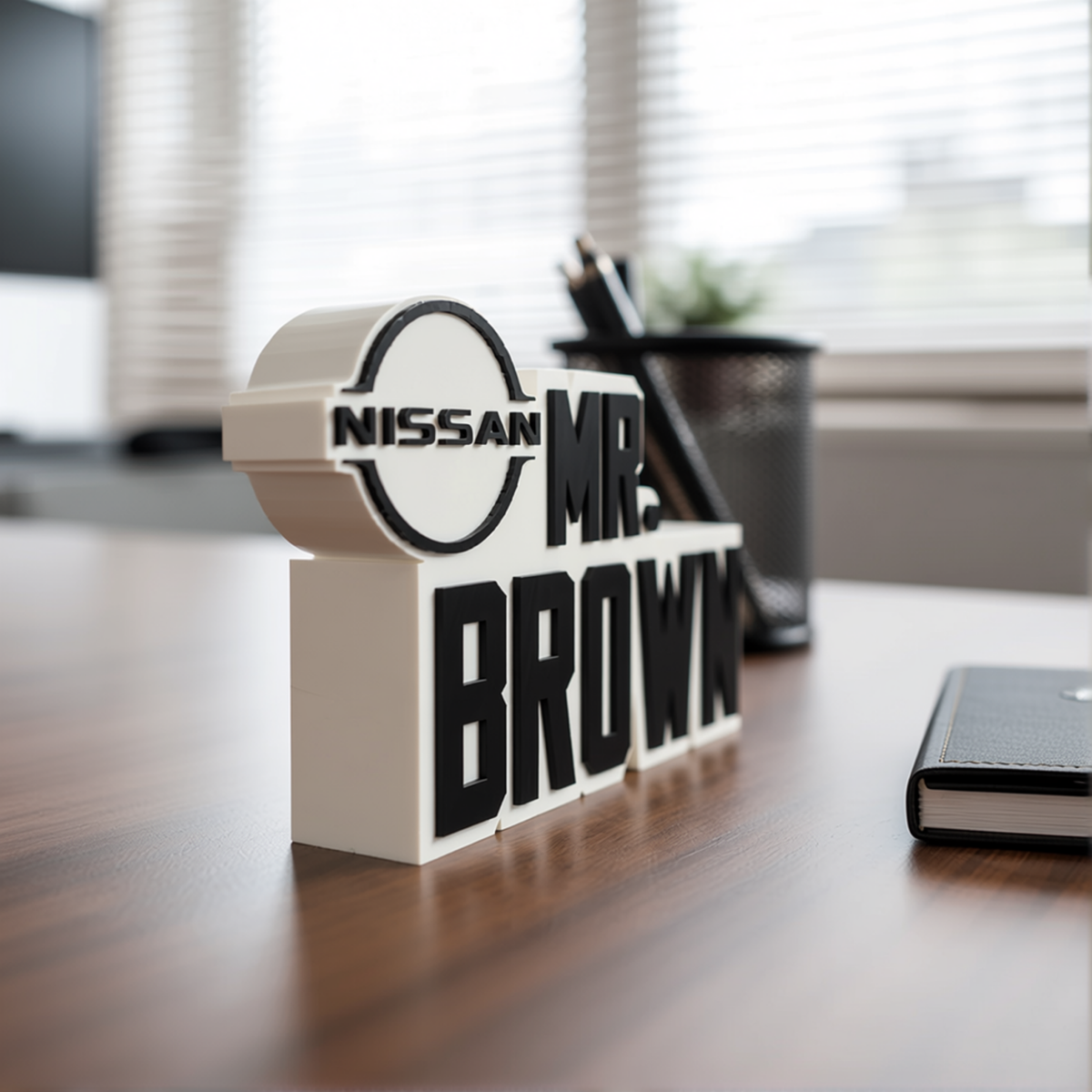 Personalized Nissan Desk Name Plate