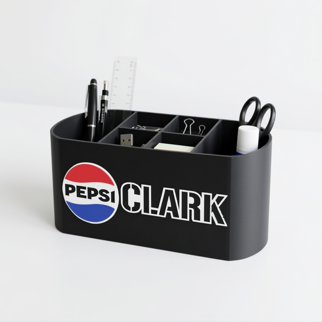 Personalized Pepsi Desk Organizer