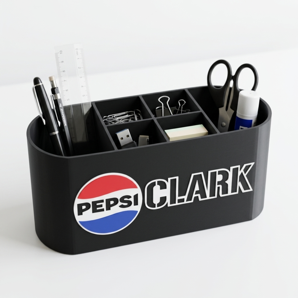 Personalized Pepsi Desk Organizer