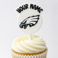 Philadelphia Eagles Cupcake Topper