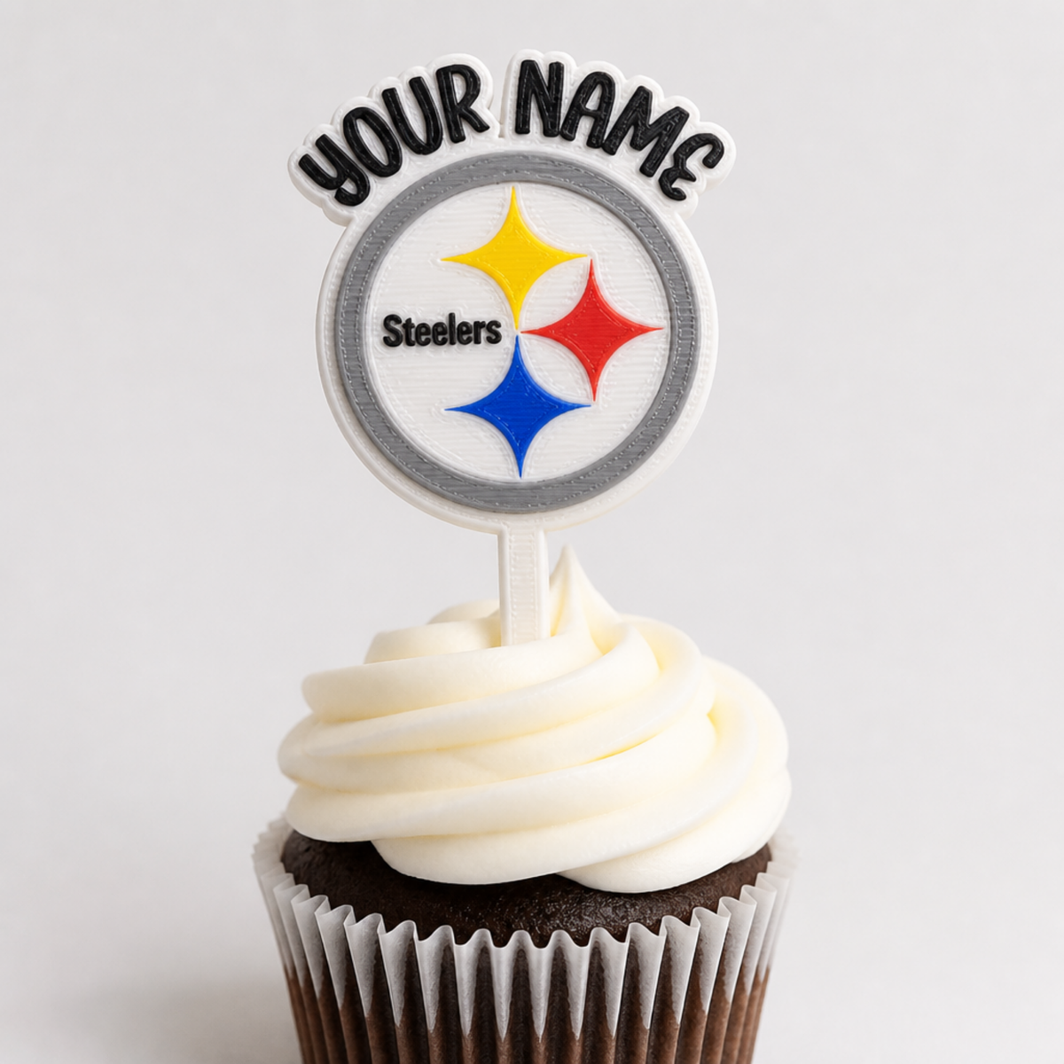 Pittsburgh Steelers Cupcake Topper