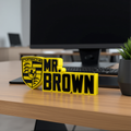Personalized Porsche Desk Name Plate