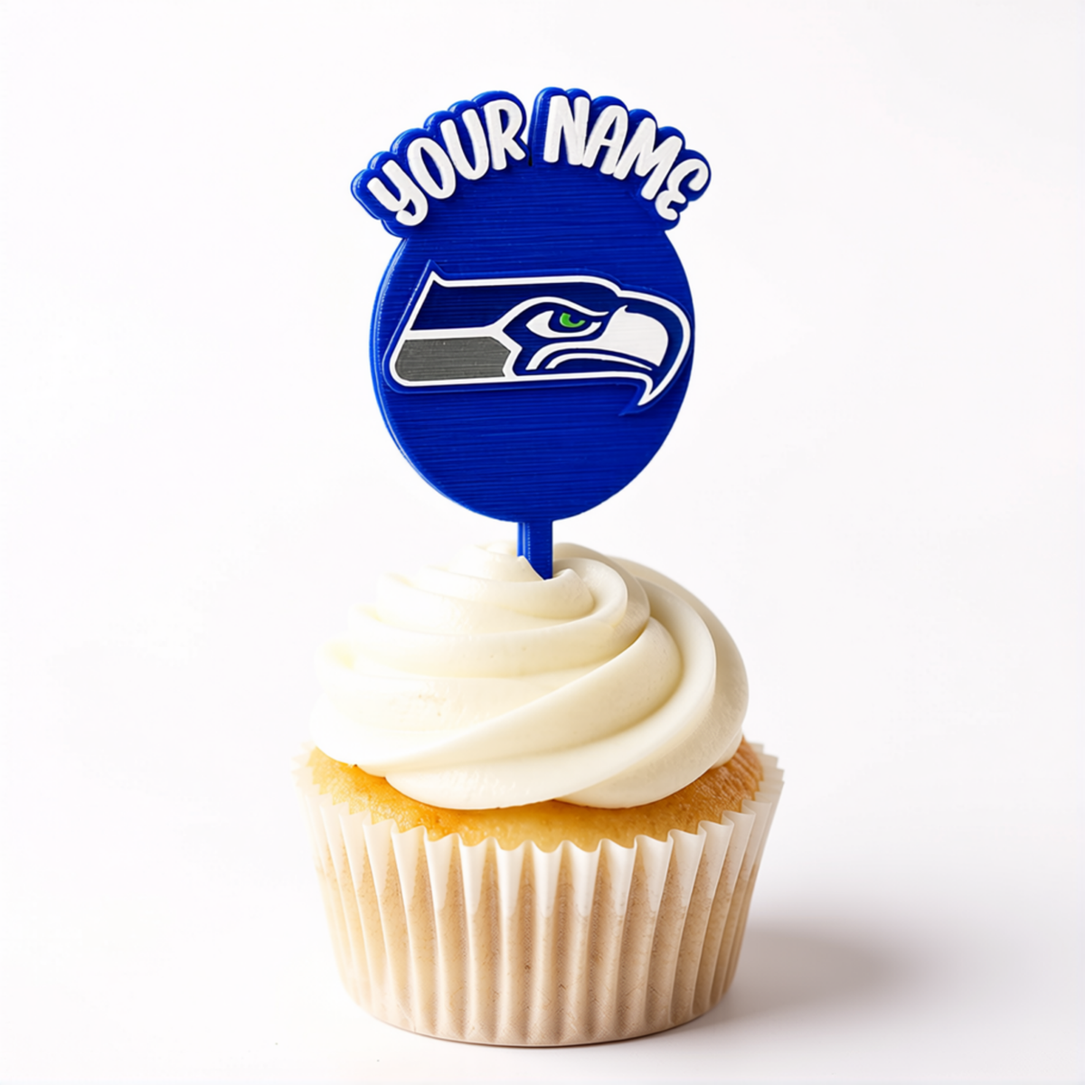 Seattle Seahawks Cupcake Topper