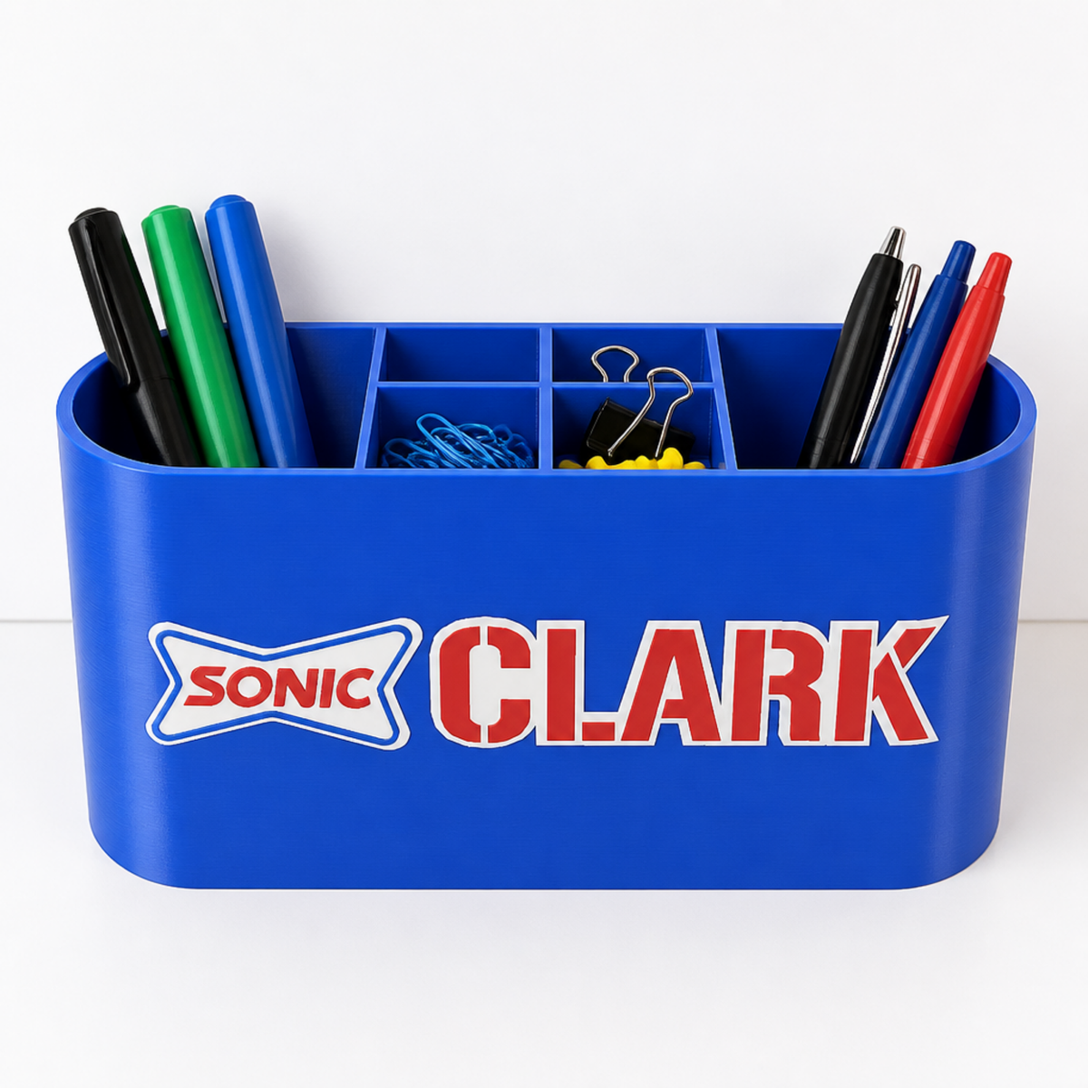 Personalized Sonic Desk Organizer