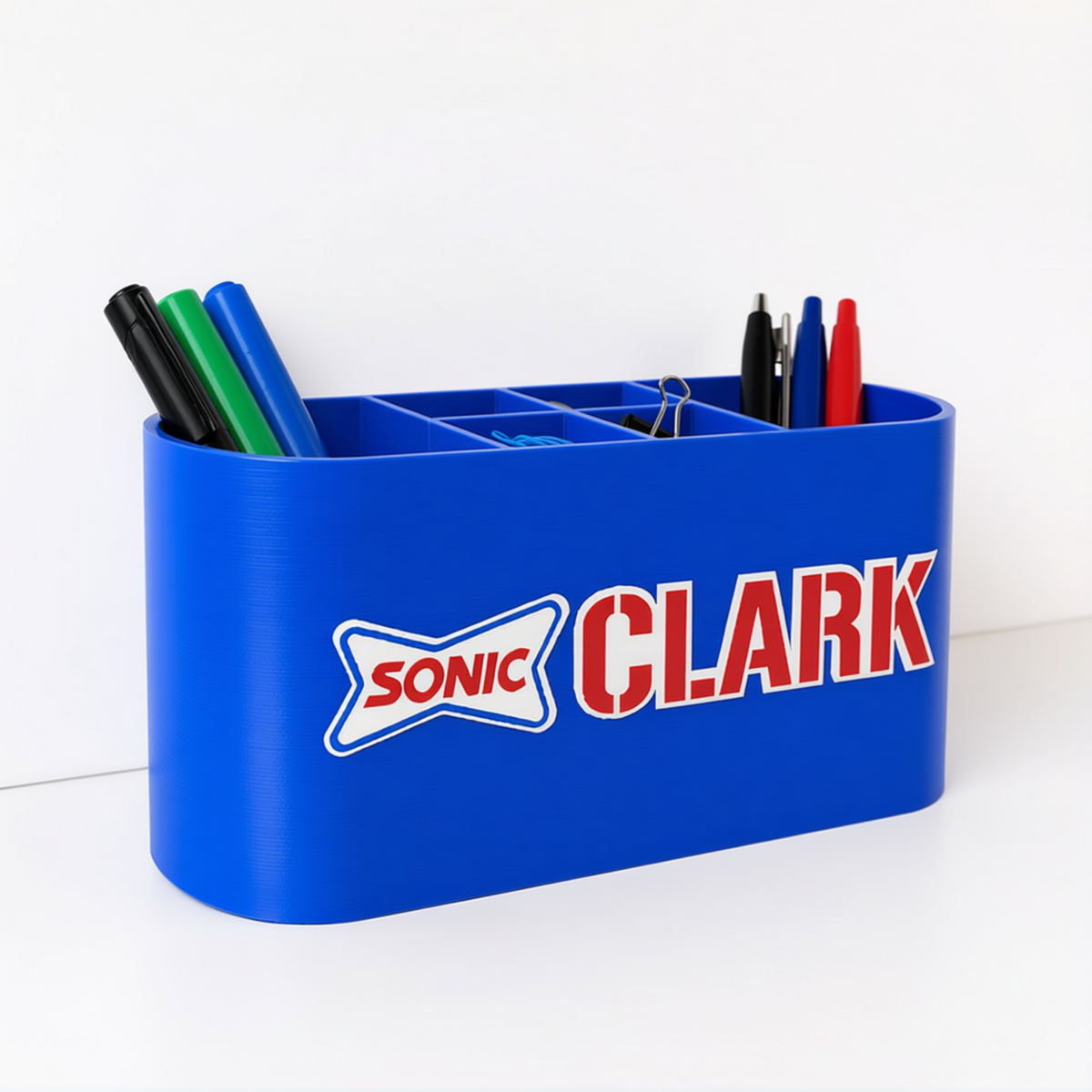 Personalized Sonic Desk Organizer