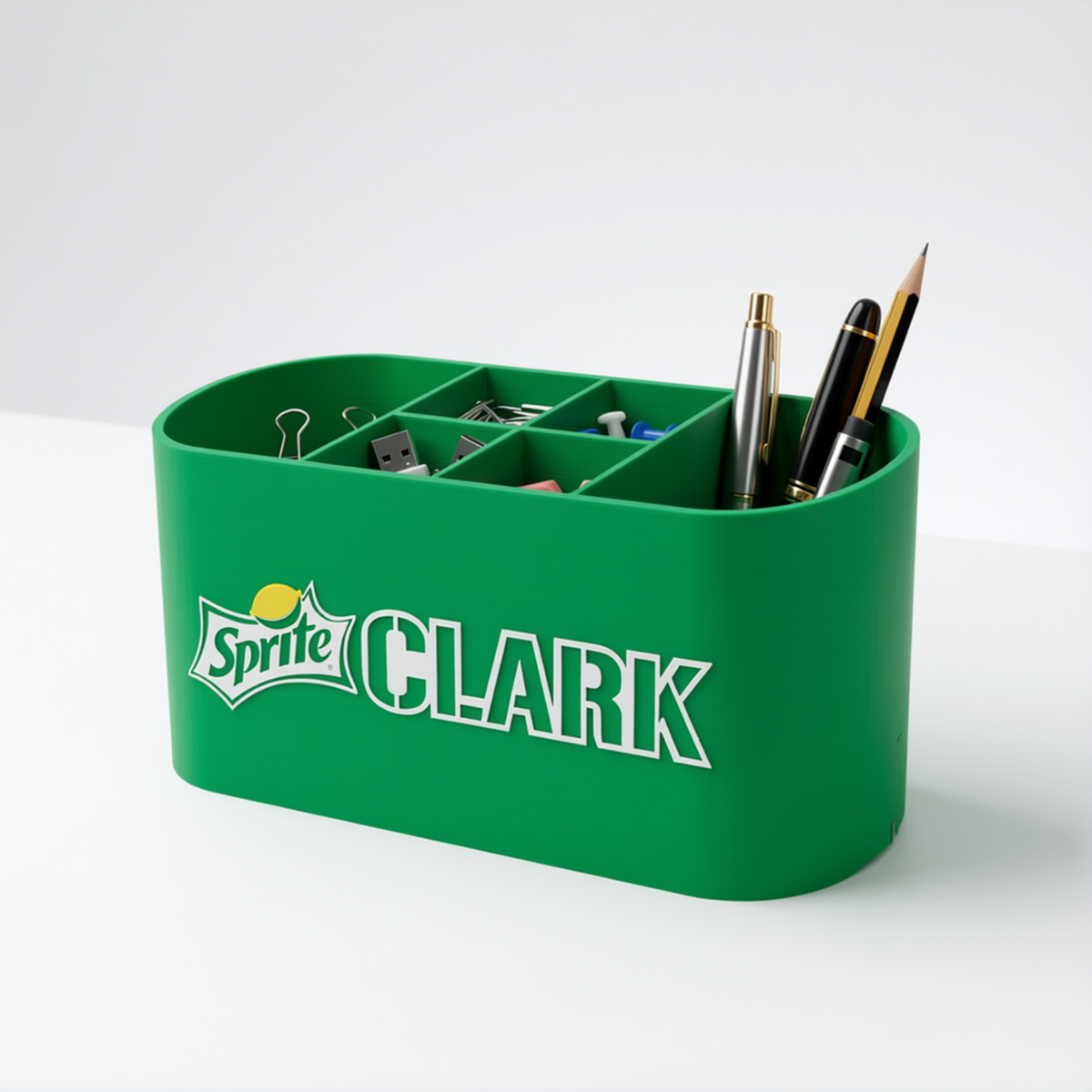 Personalized Sprite Desk Organizer